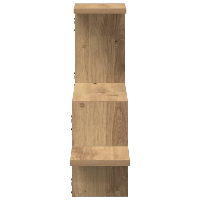Raft de perete, lemn artizanal, 104x15x49 cm, lemn prelucrat - WALTI WALTI