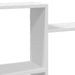 Raft de perete, alb, 159x18x65 cm, lemn prelucrat - WALTI WALTI