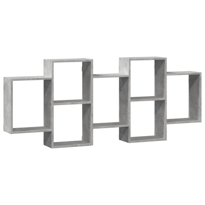 Raft de perete, gri beton, 159x18x65 cm, lemn prelucrat - WALTI WALTI