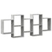 Raft de perete, gri beton, 159x18x65 cm, lemn prelucrat - WALTI WALTI