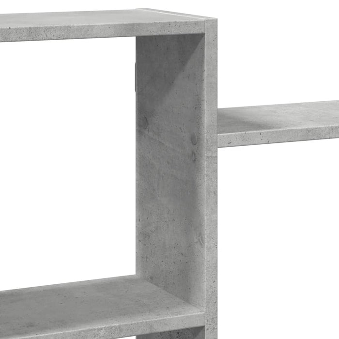Raft de perete, gri beton, 159x18x65 cm, lemn prelucrat - WALTI WALTI