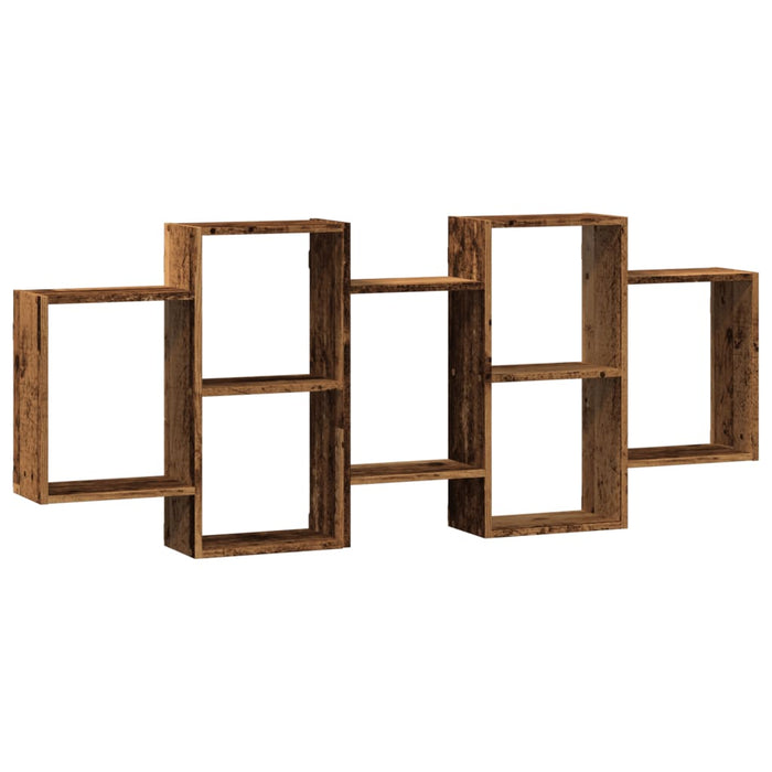 Raft de perete, lemn vechi, 159x18x65 cm, lemn prelucrat - WALTI WALTI
