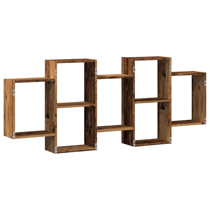 Raft de perete, lemn vechi, 159x18x65 cm, lemn prelucrat - WALTI WALTI