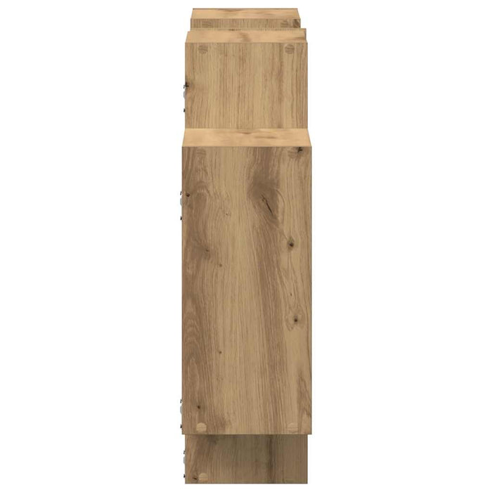 Raft de perete, lemn artizanal, 159x18x65 cm, lemn prelucrat - WALTI WALTI