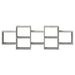 Raft de perete, gri beton, 129x18x42 cm, lemn prelucrat - WALTI WALTI