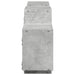 Raft de perete, gri beton, 129x18x42 cm, lemn prelucrat - WALTI WALTI