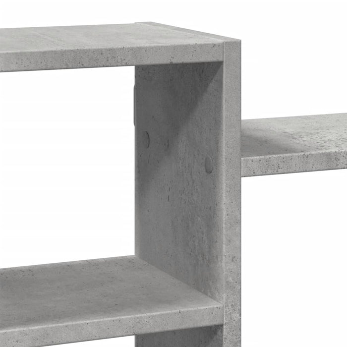 Raft de perete, gri beton, 129x18x42 cm, lemn prelucrat - WALTI WALTI