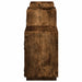 Raft de perete, stejar fumuriu, 129x18x42 cm, lemn prelucrat - WALTI WALTI
