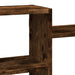 Raft de perete, stejar fumuriu, 129x18x42 cm, lemn prelucrat - WALTI WALTI