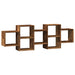 Raft de perete, lemn vechi, 129x18x42 cm, lemn prelucrat - WALTI WALTI