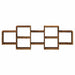Raft de perete, lemn vechi, 129x18x42 cm, lemn prelucrat - WALTI WALTI