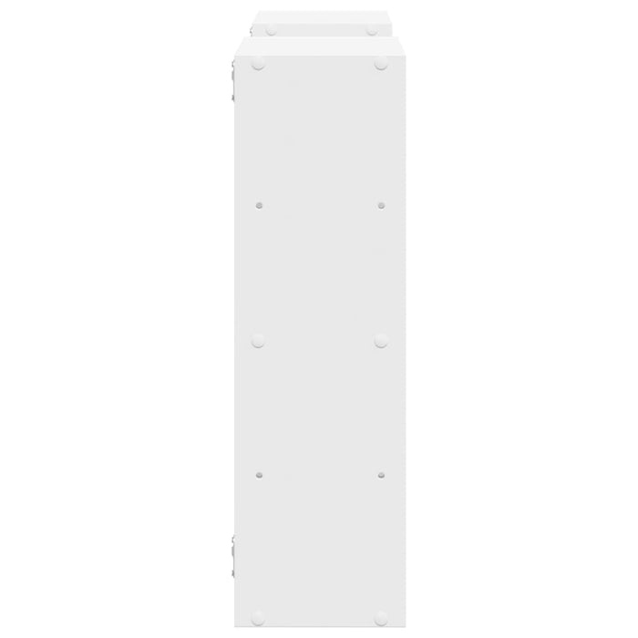 Raft de perete, alb, 96x18x60 cm, lemn prelucrat WALTI