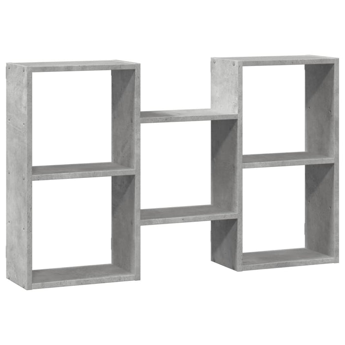 Raft de perete, gri beton, 96x18x60 cm, lemn prelucrat WALTI