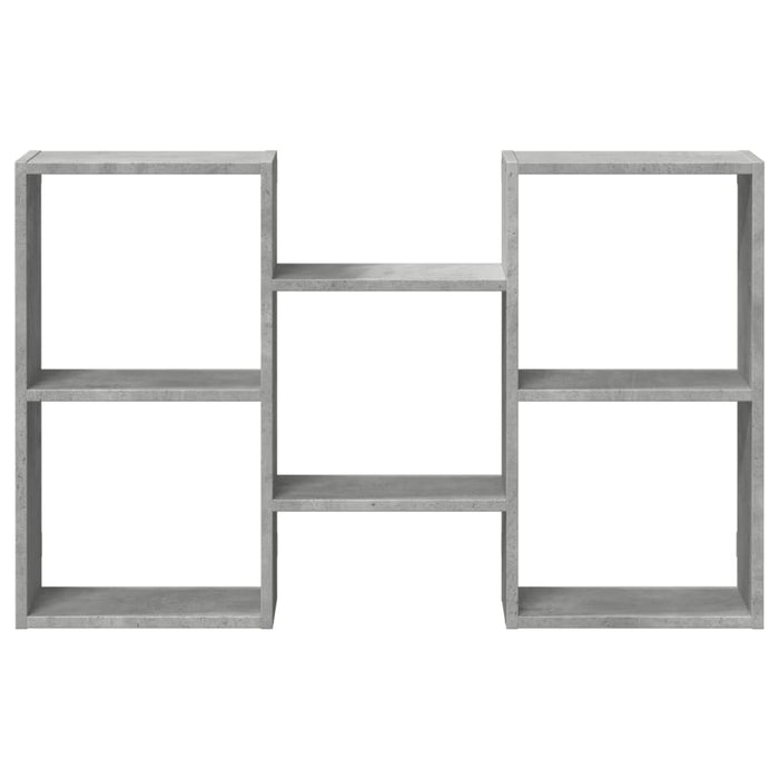 Raft de perete, gri beton, 96x18x60 cm, lemn prelucrat WALTI