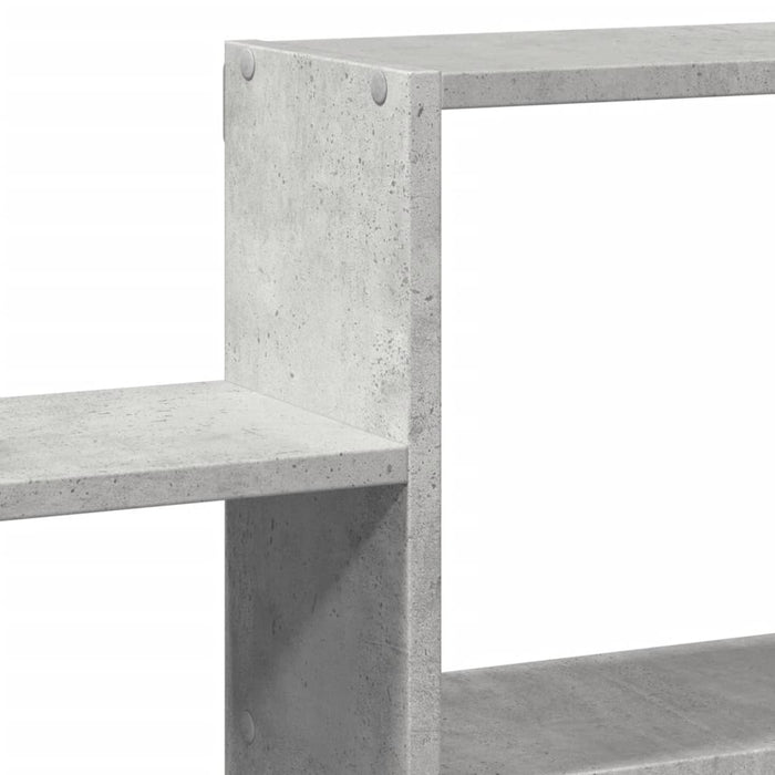 Raft de perete, gri beton, 96x18x60 cm, lemn prelucrat WALTI