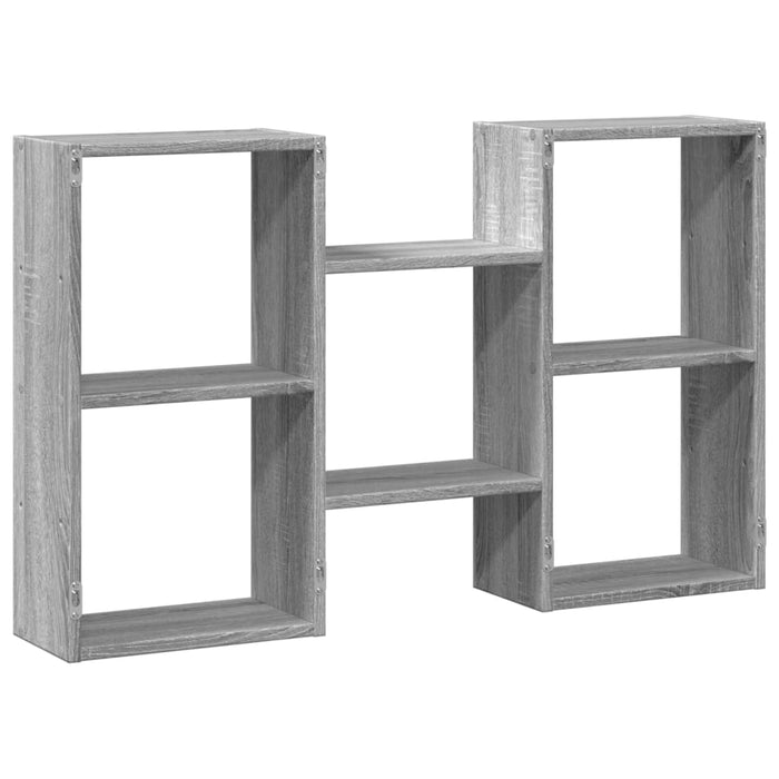 Raft de perete, gri sonoma, 96x18x60 cm, lemn prelucrat WALTI