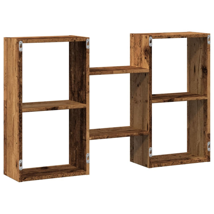 Raft de perete, lemn vechi, 96x18x60 cm, lemn prelucrat WALTI