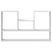 Raft de perete, alb, 99x15x60 cm, lemn prelucrat - WALTI WALTI