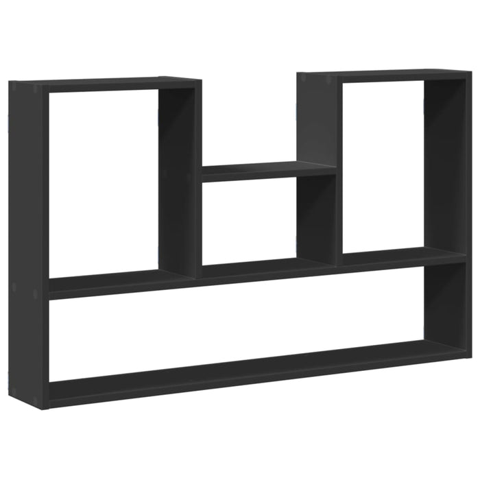 Raft de perete, negru, 99x15x60 cm, lemn prelucrat - WALTI WALTI