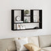 Raft de perete, negru, 99x15x60 cm, lemn prelucrat - WALTI WALTI