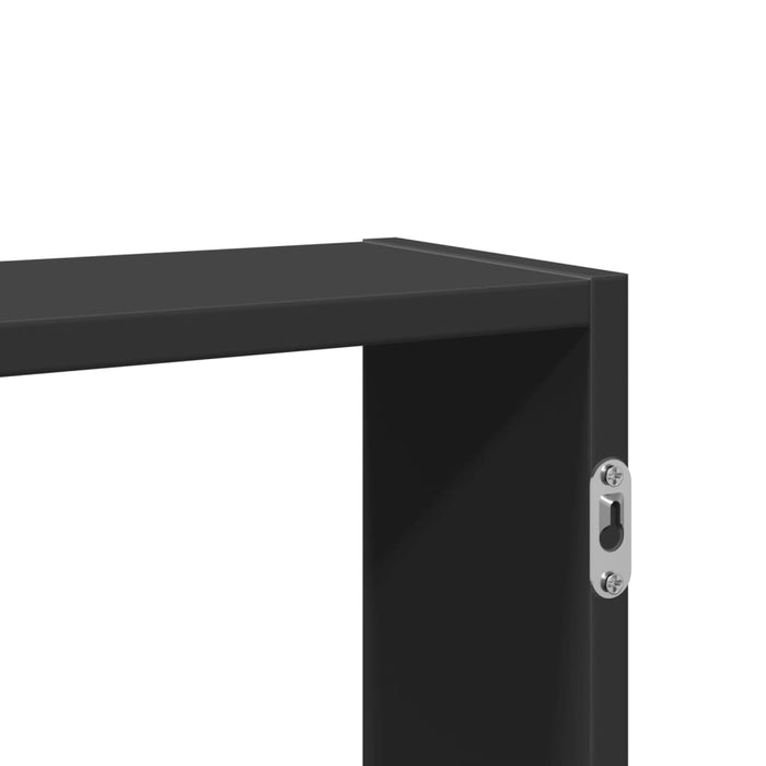 Raft de perete, negru, 99x15x60 cm, lemn prelucrat - WALTI WALTI