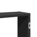 Raft de perete, negru, 99x15x60 cm, lemn prelucrat - WALTI WALTI