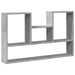 Raft de perete, gri beton, 99x15x60 cm, lemn prelucrat - WALTI WALTI