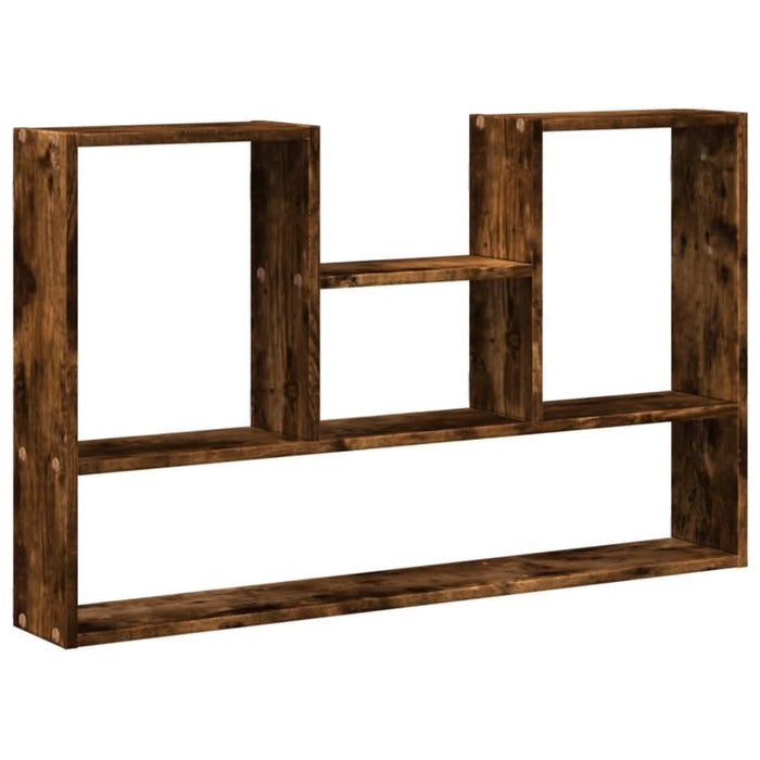 Raft de perete, stejar fumuriu, 99x15x60 cm, lemn prelucrat - WALTI WALTI