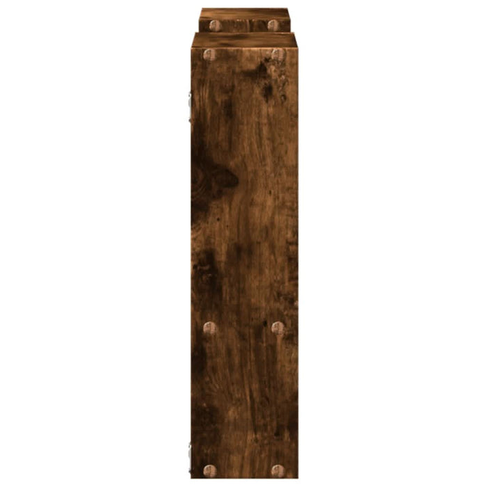 Raft de perete, stejar fumuriu, 99x15x60 cm, lemn prelucrat - WALTI WALTI