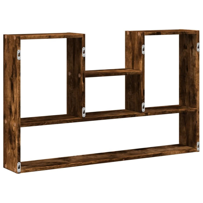 Raft de perete, stejar fumuriu, 99x15x60 cm, lemn prelucrat - WALTI WALTI