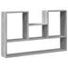 Raft de perete, gri sonoma, 99x15x60 cm, lemn prelucrat - WALTI WALTI