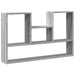 Raft de perete, gri sonoma, 99x15x60 cm, lemn prelucrat - WALTI WALTI