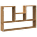 Raft de perete, lemn artizanal, 99x15x60 cm, lemn prelucrat - WALTI WALTI
