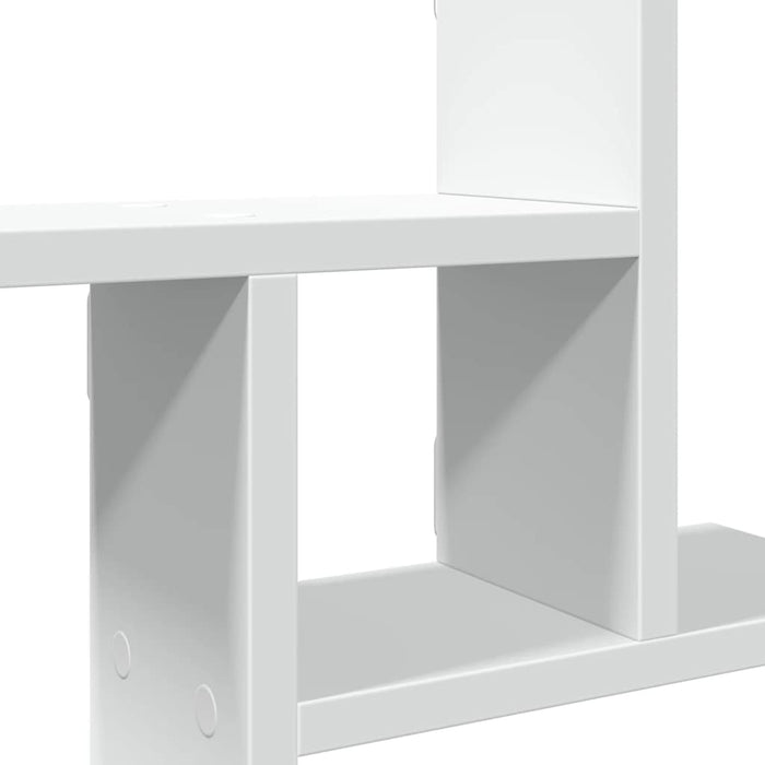 Rafturi de perete, 2 buc., alb, 38x12x38 cm, lemn prelucrat - WALTI WALTI