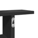 Rafturi de perete, 2 buc., negru, 38x12x38 cm, lemn prelucrat - WALTI WALTI