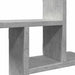 Rafturi perete, 2 buc., gri beton, 38x12x38 cm, lemn prelucrat - WALTI WALTI