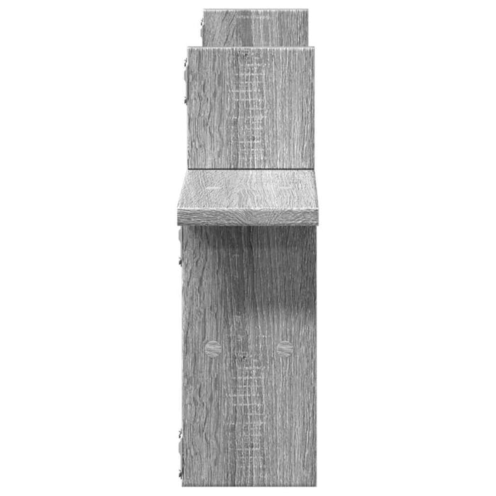 Rafturi de perete 2 buc. gri sonoma 38x12x38 cm lemn prelucrat - WALTI WALTI