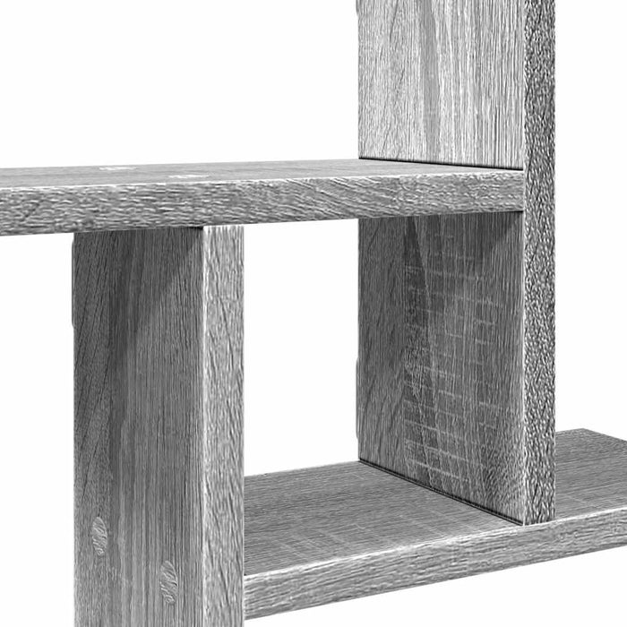 Rafturi de perete 2 buc. gri sonoma 38x12x38 cm lemn prelucrat - WALTI WALTI