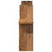 Rafturi perete, 2 buc., lemn vechi, 38x12x38 cm, lemn prelucrat - WALTI WALTI