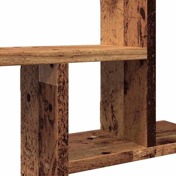 Rafturi perete, 2 buc., lemn vechi, 38x12x38 cm, lemn prelucrat - WALTI WALTI