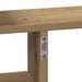 Rafturi perete 2buc. stejar artizanal 38x12x38cm lemn prelucrat - WALTI WALTI
