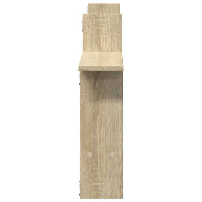Rafturi perete 2 buc. stejar sonoma 50x12x50 cm lemn prelucrat - WALTI WALTI