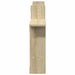 Rafturi perete 2 buc. stejar sonoma 50x12x50 cm lemn prelucrat - WALTI WALTI