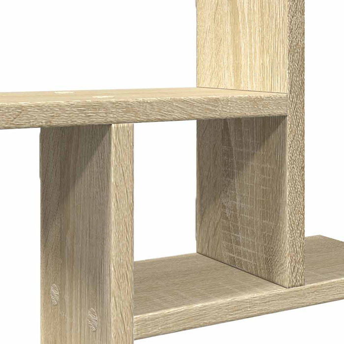 Rafturi perete 2 buc. stejar sonoma 50x12x50 cm lemn prelucrat - WALTI WALTI