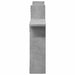 Rafturi perete, 2 buc., gri beton, 50x12x50 cm, lemn prelucrat - WALTI WALTI