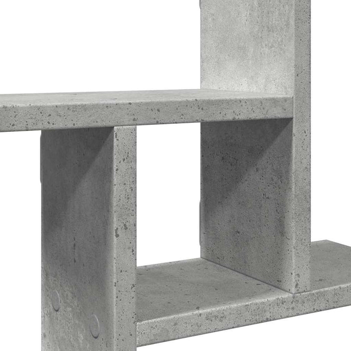 Rafturi perete, 2 buc., gri beton, 50x12x50 cm, lemn prelucrat - WALTI WALTI