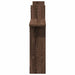 Rafturi de perete 2 buc. stejar maro 50x12x50 cm lemn prelucrat - WALTI WALTI