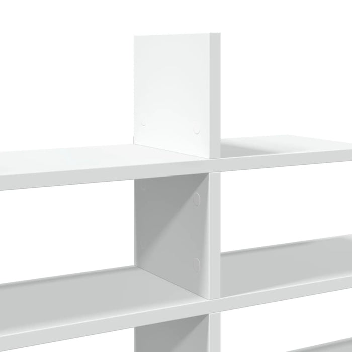 Raft de perete, alb, 124,5x18x60,5 cm, lemn prelucrat - WALTI WALTI