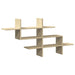 Raft de perete, stejar sonoma, 124,5x18x60,5 cm, lemn prelucrat - WALTI WALTI