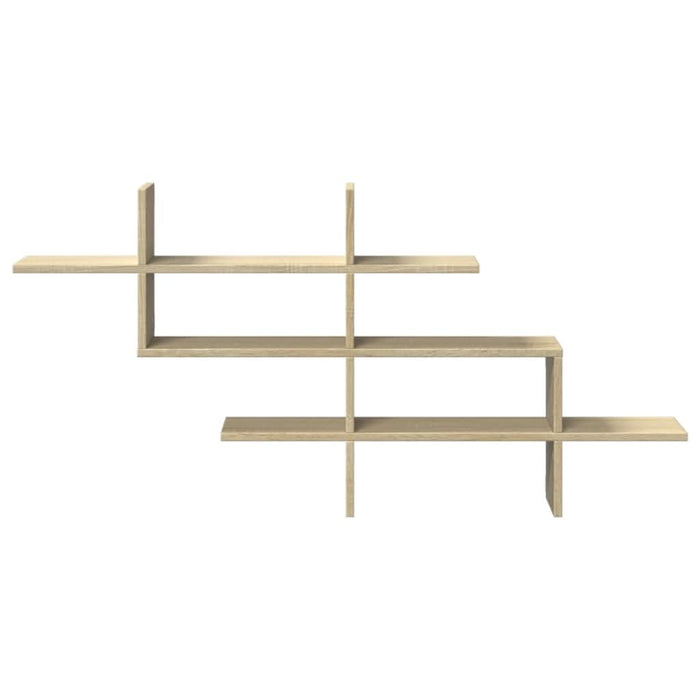 Raft de perete, stejar sonoma, 124,5x18x60,5 cm, lemn prelucrat - WALTI WALTI